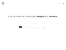 Tablet Screenshot of katehoolahan.com
